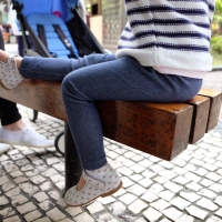 Tuto DIY: Le petit leggings imitation jeans en 2 ans