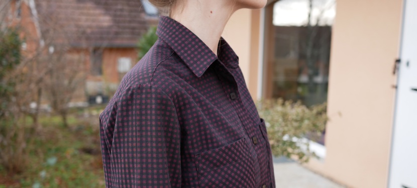 Premier projet pour les tissus Amandine Cha : une chemise Archer